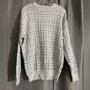 Vintage Unisex Woven Sweater - M